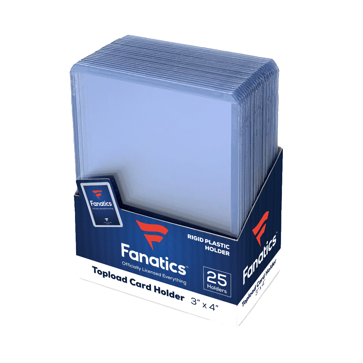 Fanatics 35pt 3x4 Top Loader 25 Count Pack (35 Point Standard Size)