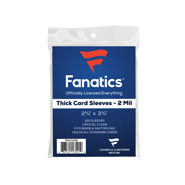 Fanatics Thick / Vintage / Grading Soft Sleeves 100 Count Penny Sleeve