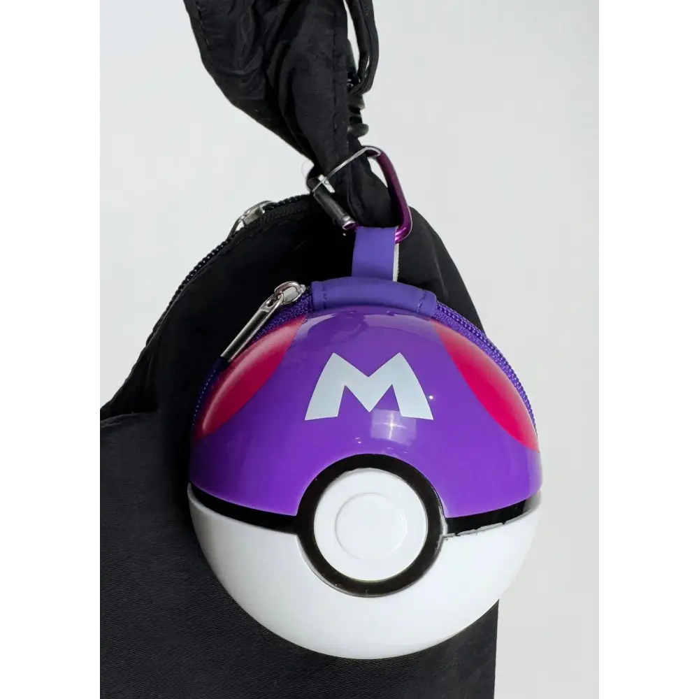 Pokemon 3D Master Ball 3D Carabiner Zip Pouch - Pokemon