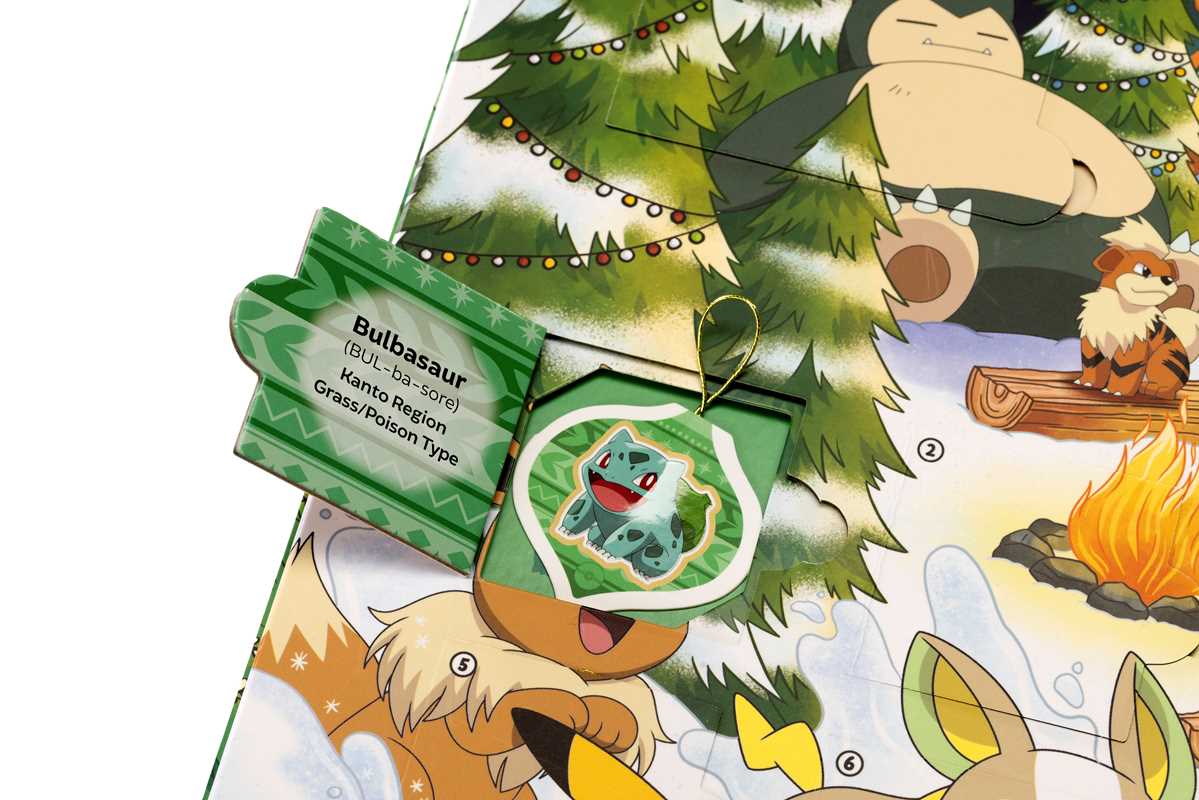 Pokémon Advent Holiday Pop-Up Calendar