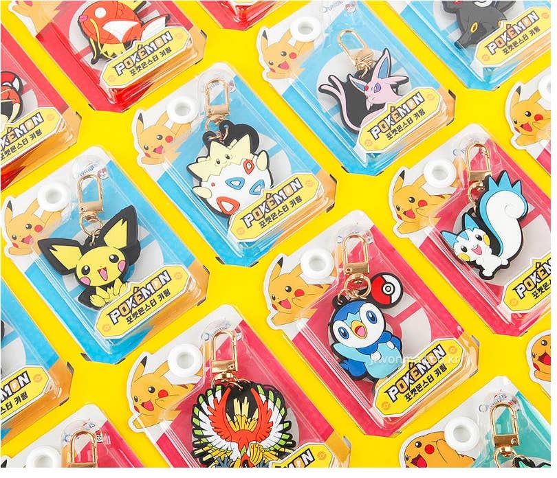 Pokemon Characters Key Chain ring Bag Charm variety Pack - Pokemon