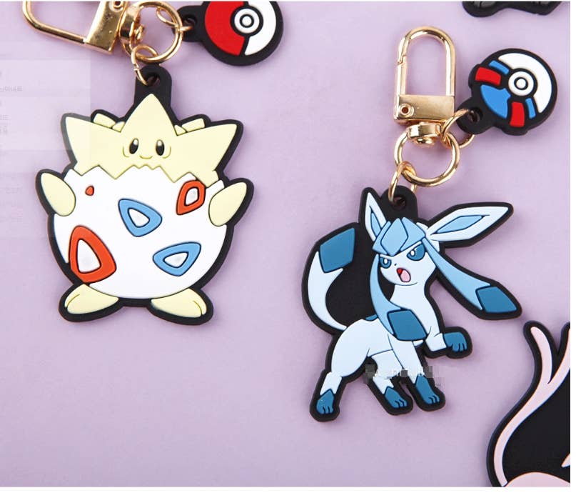 Pokemon Characters Key Chain ring Bag Charm variety Pack - Pokemon