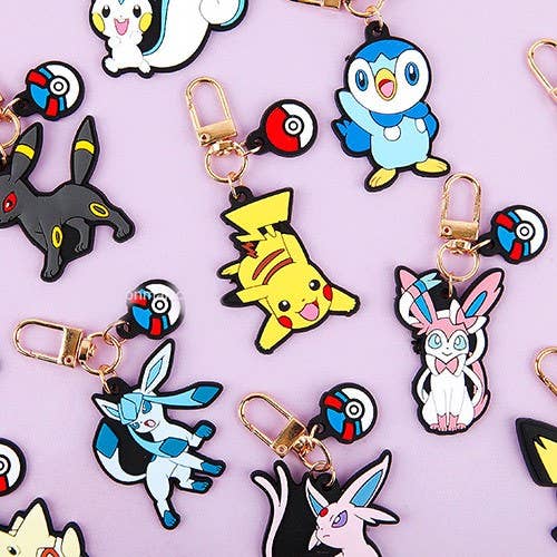 Pokemon Characters Key Chain ring Bag Charm variety Pack - Pokemon