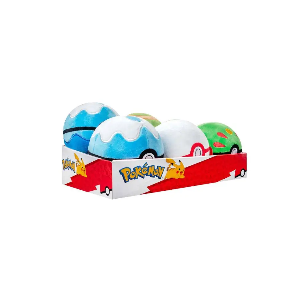 Pokemon Poke Ball Plush Assortment (Random Colors Pokeball) - Pokemon