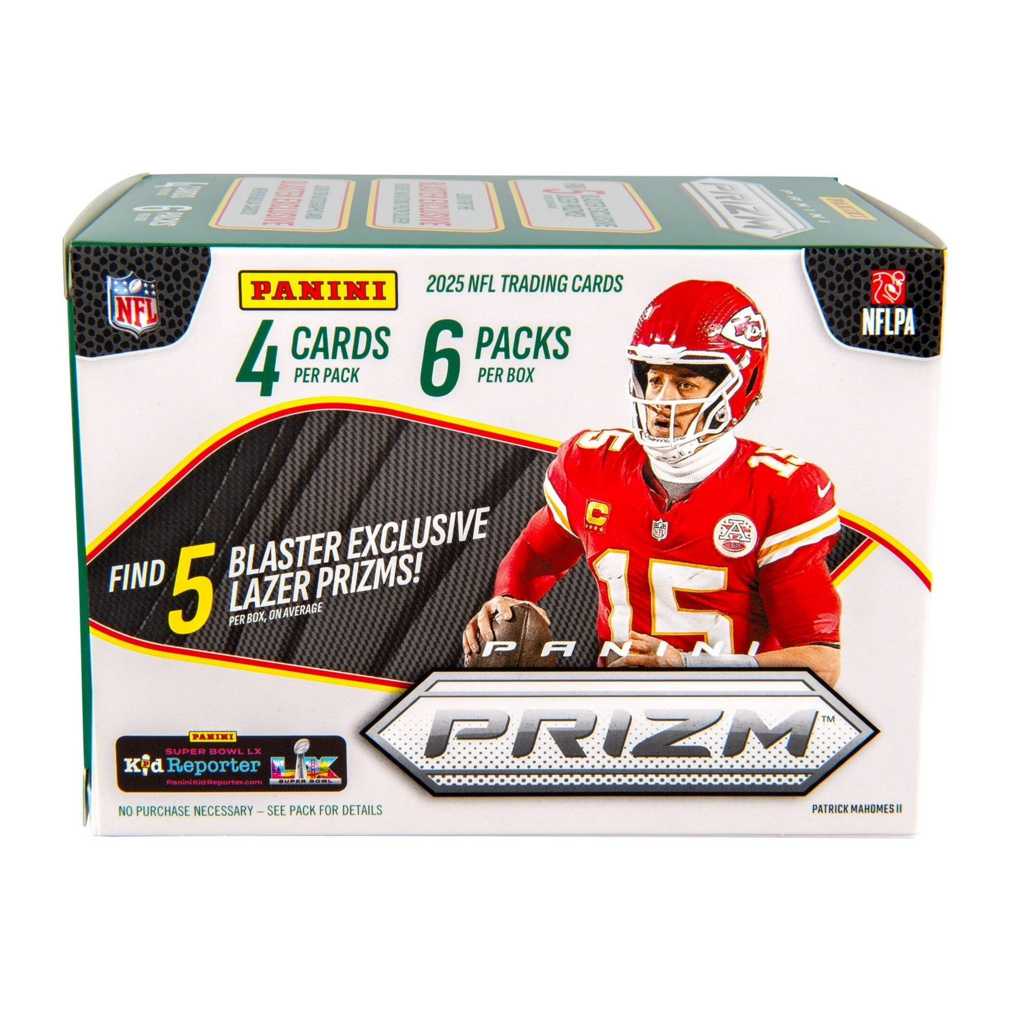 POS 2025 Panini Prizm Football 6-Pack Blaster Box (5 Lazer Parallels) Retail - Sealed From DickandJanescom - NFL Hobby