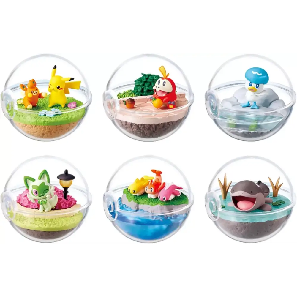 Re-Ment Pokémon Terrarium Collection EX: To the World of Paldea - Blind Box Random Figure - Plush