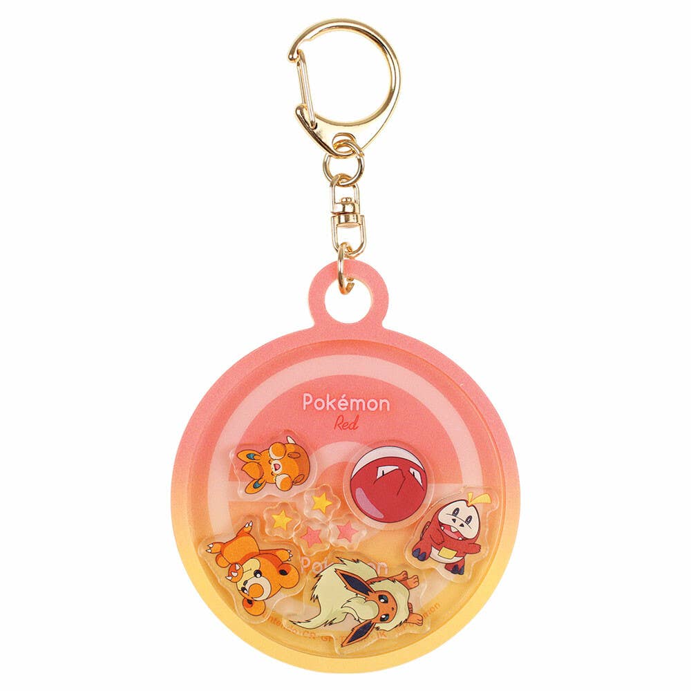 Pokemon Monster Shakachara Keychain Gradation: Red - Pokemon