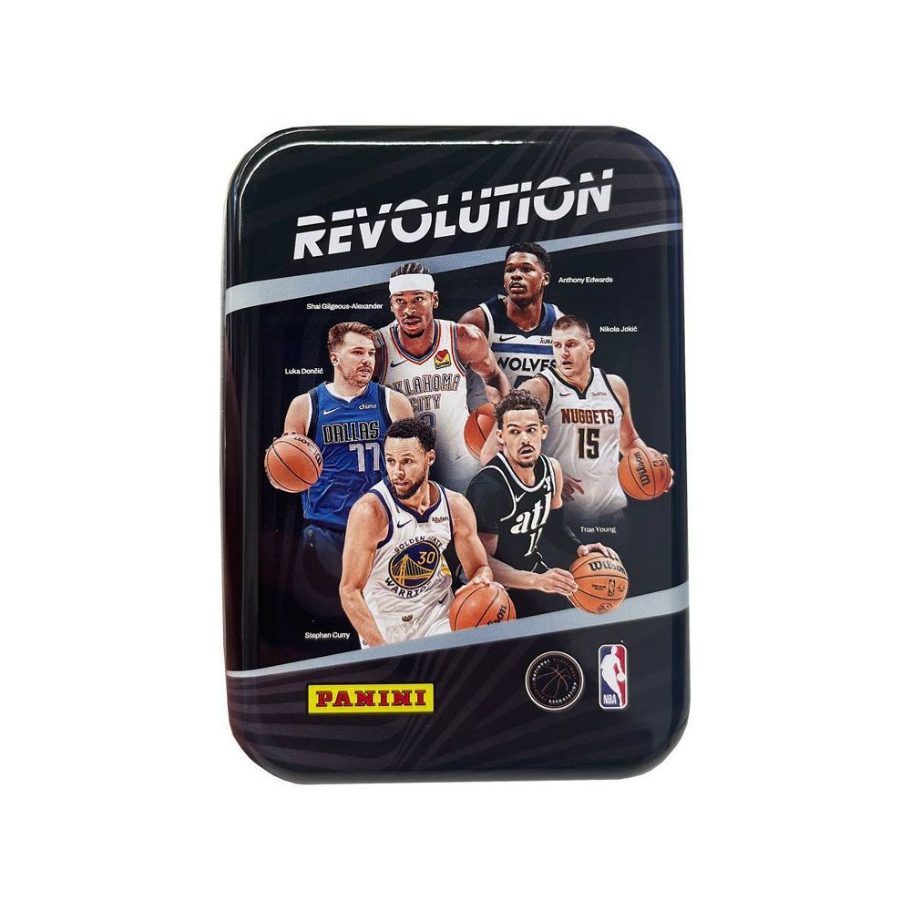 Retail 2023/24 Panini Revolution Basketball Winter Holiday Tin (4 RCs per Box) - NBA Hobby Box
