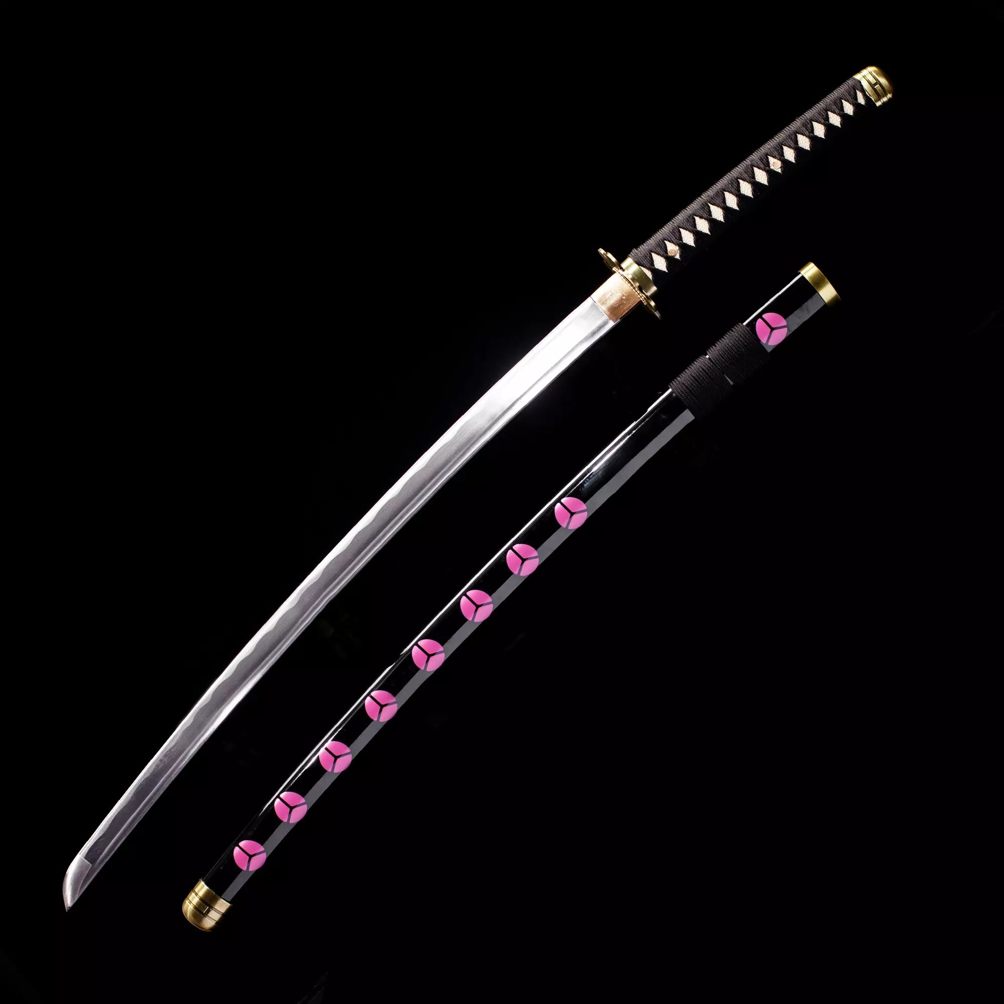 Roronoa Zoro Katana Sword Four Set Replica: Shusui Wado Ichimonji Sandai Kitetsu And Yubashiri Set - Sword