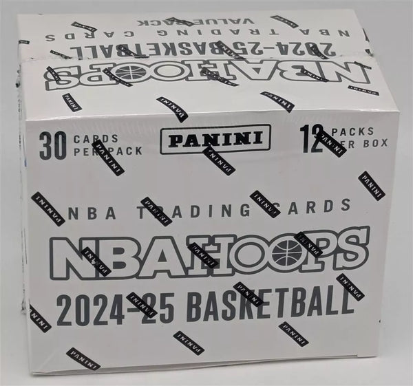 2024/25 Panini NBA Hoops Basketball Cello Value Fat Sealed Box (12 Packs)