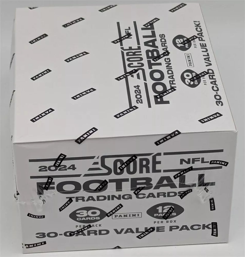 2024 Panini Score NFL Football Cards Fat Value Pack Cello Box (Gold and Red Parallels)