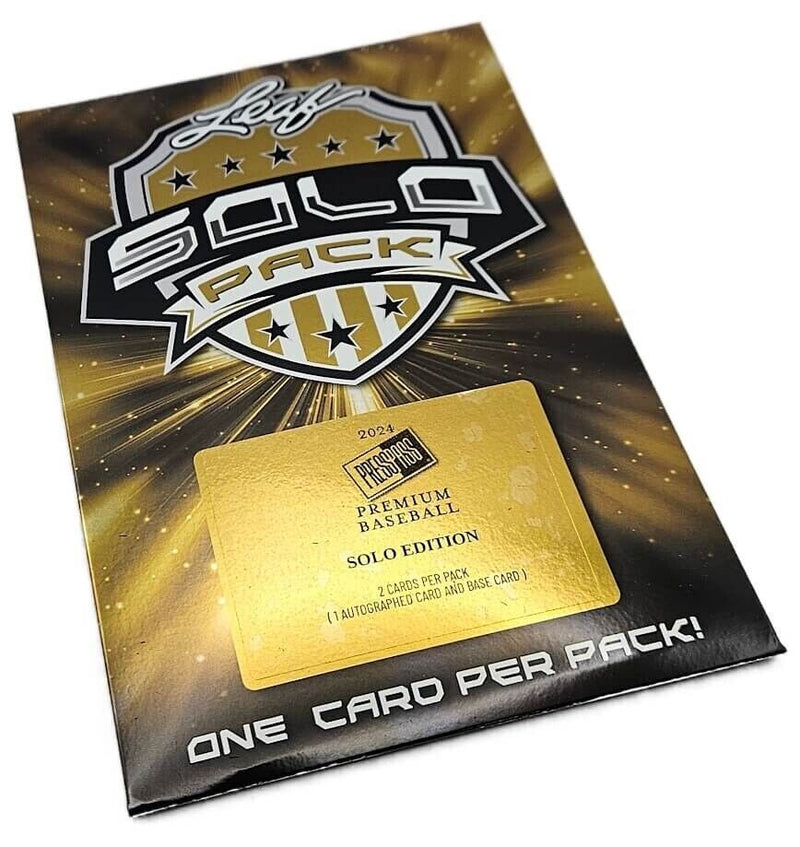 2024 Leaf Press Pass Premium Baseball Solo Plus (1 Auto / Pack) ELy, Ichiro, Pujols, Skenes, More!