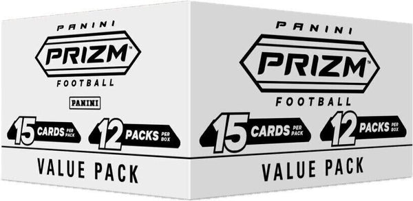 2024 Panini Prizm NFL Football Factory Sealed Fat Pack Cello 12 Pack Box (Red White & Blue Prizms)