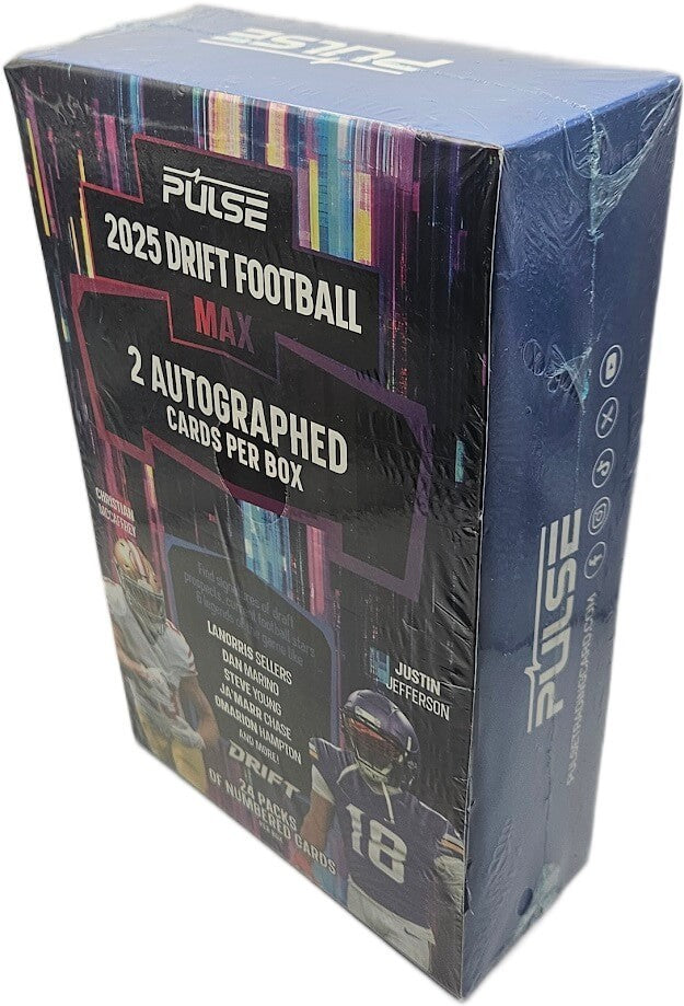 2025 Pulse Drift Max Football Hobby Box (2 Autographs)