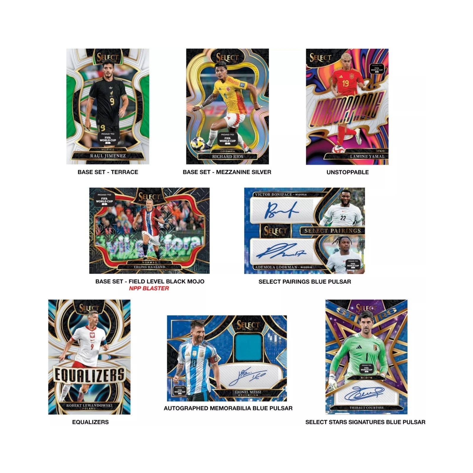2025/26 Panini Select FIFA Road to World Cup Soccer Blaster Box (4 Mojos)