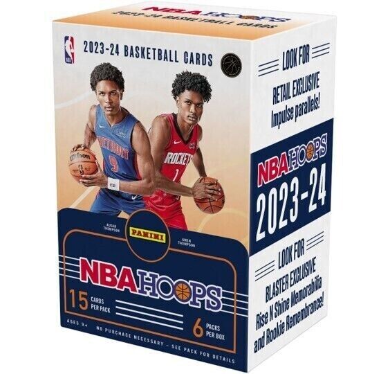 2023 / 24 Panini NBA Hoops Basketball Blaster Box (Retail Exclusive Inserts)