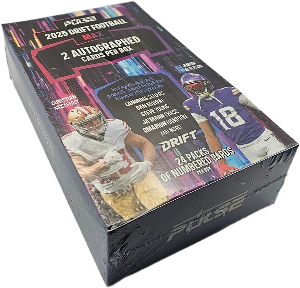 2025 Pulse Drift Max Football Hobby Box (2 Autographs)
