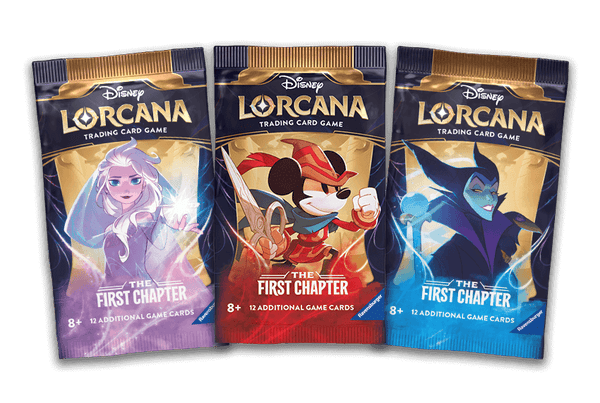 Disney Lorcana: The First Chapter Booster THREE PACK (Random) - 3 Art Packs Limit 8