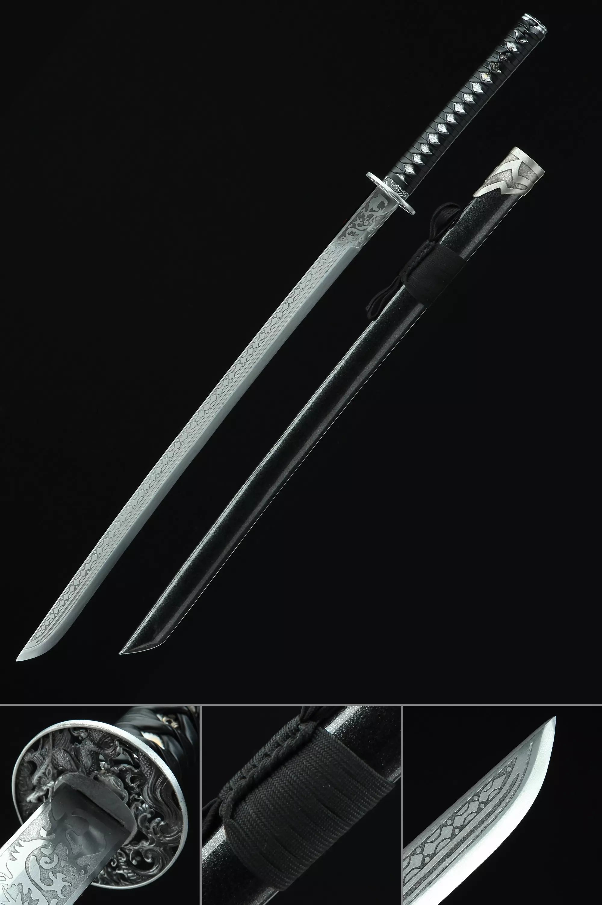 Sakabato Sword Rurouni Kenshin Katana Sword Full Tang (Reverse Blade)