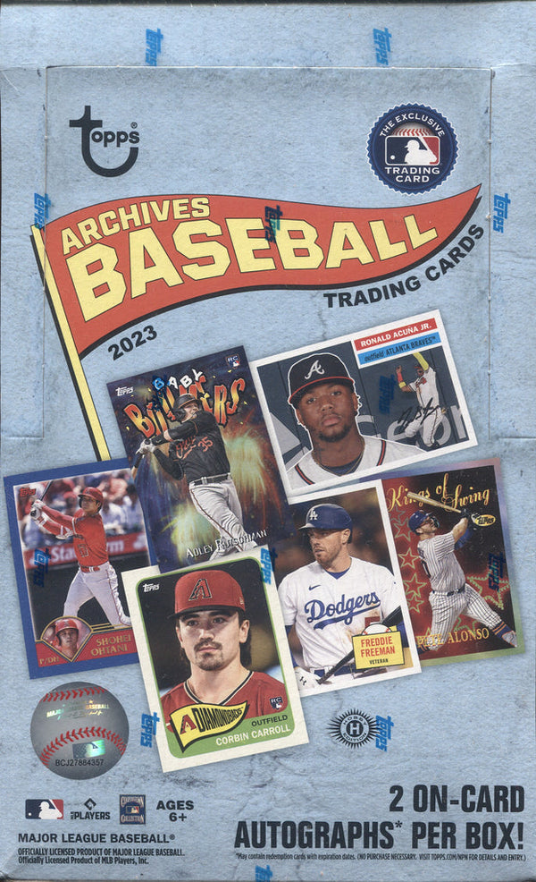 2023 Topps Archives MLB Baseball Hobby Box (2 Autos/Box)