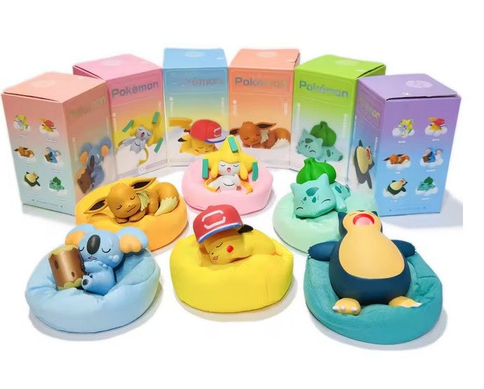 Snorlax Sleeping Pokémon Figure (Collect All 6) - Pokemon