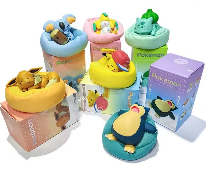Snorlax Sleeping Pokémon Figure (Collect All 6) - Pokemon