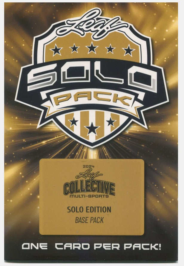 SOLO PACK of 2024 Leaf Collective Multisport Hobby (1 Auto) - NFL Hobby Box