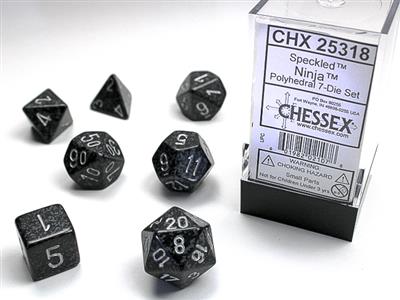 Speckled: Polyhedral Ninja 7-Die Set CHX25318 - Dice Sets & Games