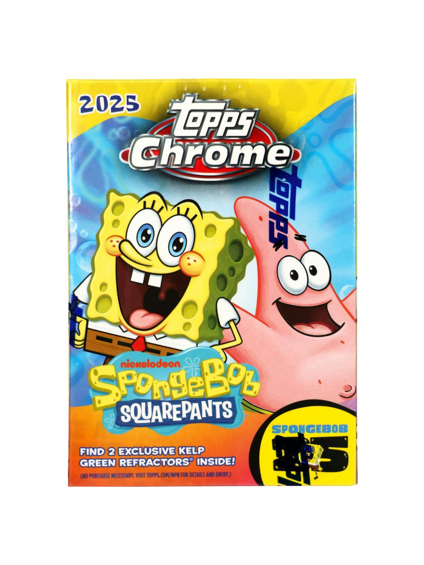 SpongeBob Chrome 25th Anniversary Blaster Box (Topps 2025) - Trading Cards