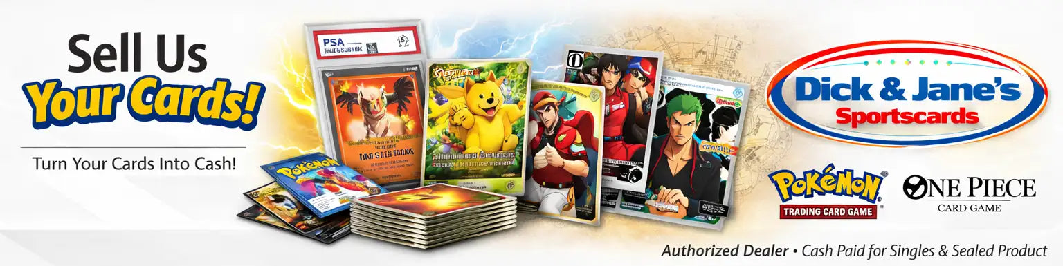 Stack of colorful pokémon trading cards with vibrant artwork and glossy finish, displayed alongside other collectible card game packs.