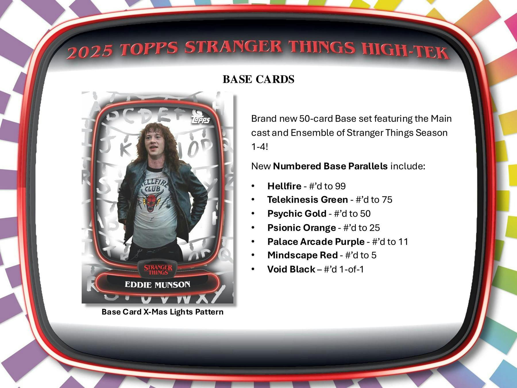 2024 Topps Star Stranger Things High Tek Hobby Box