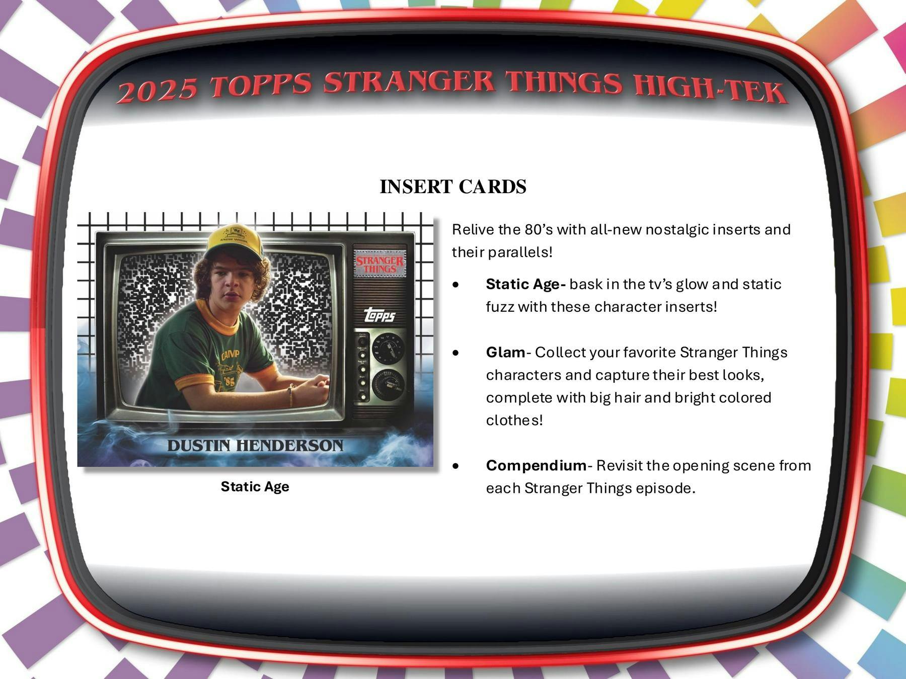 2024 Topps Star Stranger Things High Tek Hobby Box