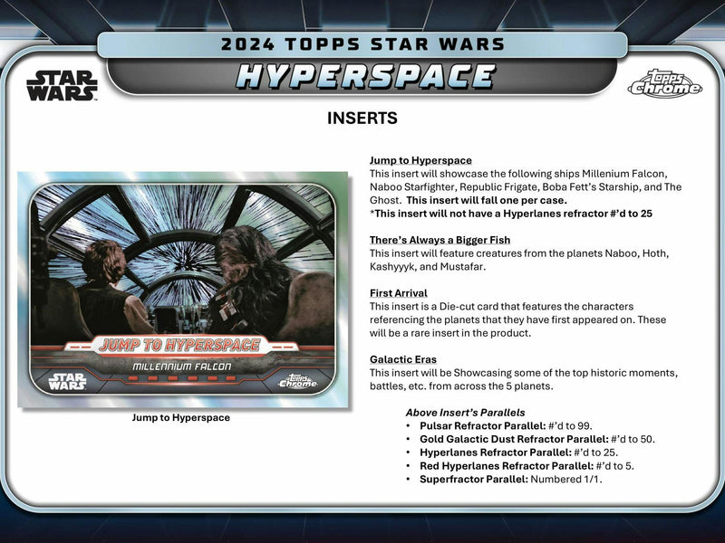 2024 Topps Star Wars Hyperspace Hobby Box