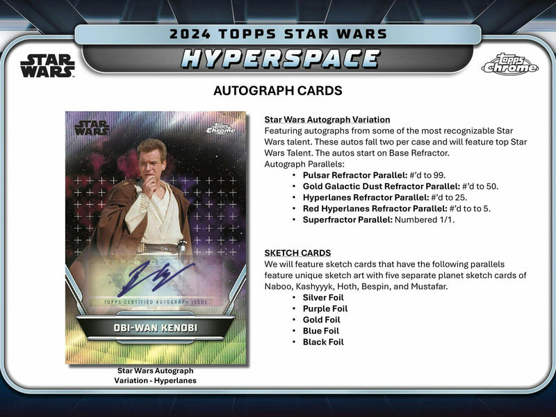 2024 Topps Star Wars Hyperspace Hobby Box