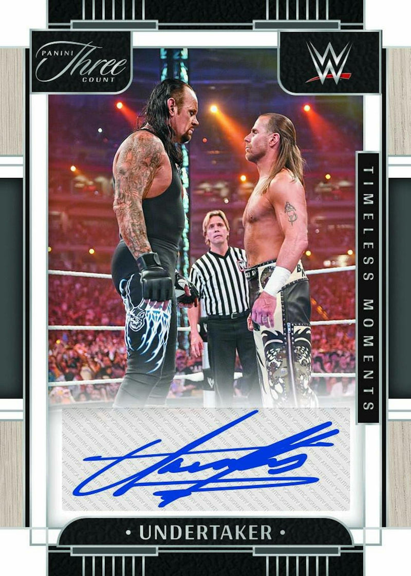 2024 Panini Three Count WWE Wrestling Hobby Box (2 Autos)  Dec 6th