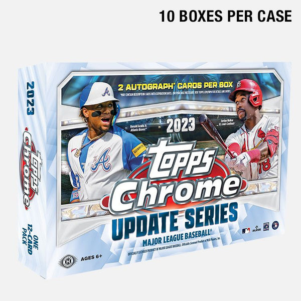 PYT 2023 Topps Chrome Update Series MLB Baseball - Breaker's Delight Box (10 Boxes) Sealed Case Break (20 AUTOS) DEBUT 1/1 Patch???