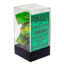 Vortex: Polyhedral Slime/yellow 7-Die Set 27515 - Dice Sets & Games