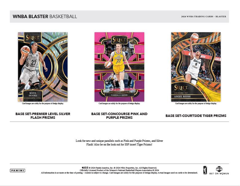 2024 Panini Select WNBA Basketball Blaster Box (Debut Edition) Caitlin Clark / Angel Reese ?