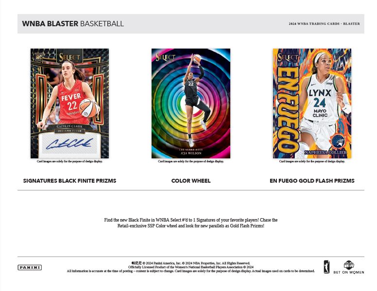 2024 Panini Select WNBA Basketball Blaster Box (Debut Edition) Caitlin Clark / Angel Reese ?