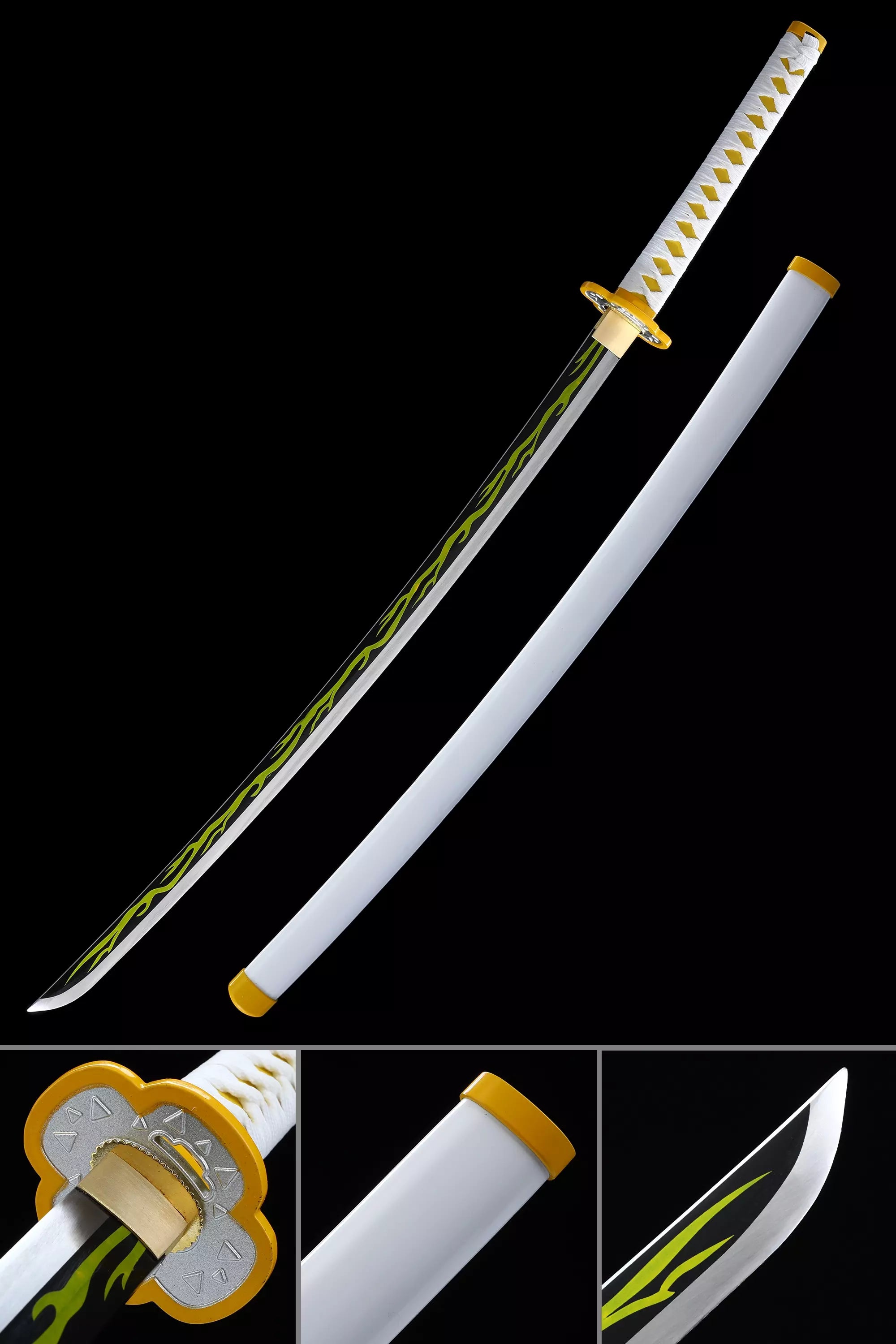 Zenitsu Agatsuma’s Sword Demon Slayer Sword Kimetsu No Yaiba Sword - Nichirin Sword