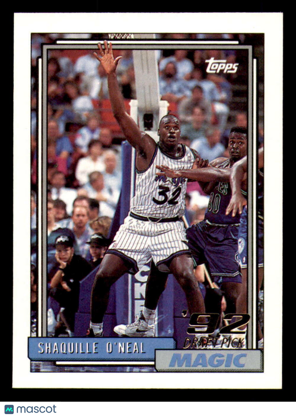 1992-93 Topps #362 Shaquille O'Neal Magic PSA 8 NM-MT (RC - Rookie Card)