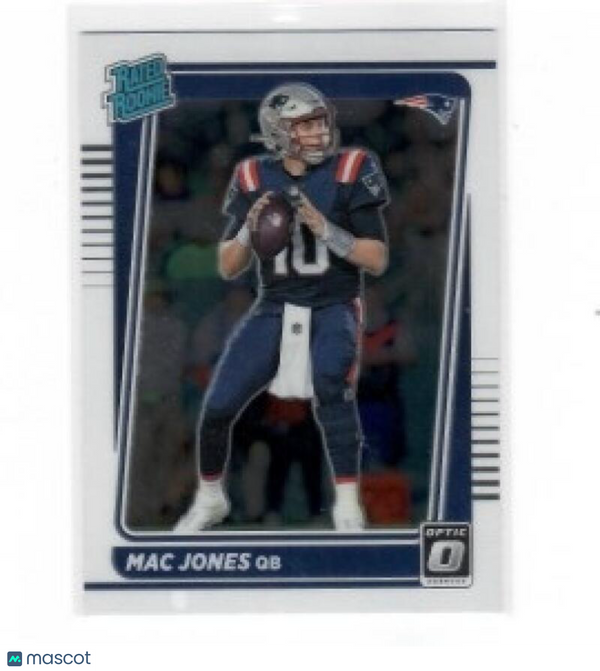 2021 Donruss Optic #206 Mac Jones Patriots Rated Rookies NM-MT (RC - Rookie Card