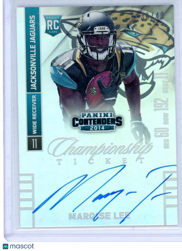 2014 Playoff Contenders Rookie Championship Ticket RPS #226 Marqise Lee Jaguars
