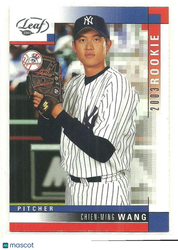2003 Leaf #325 Chien-Ming Wang/ Yankees NM-MT (RC - Rookie Card)