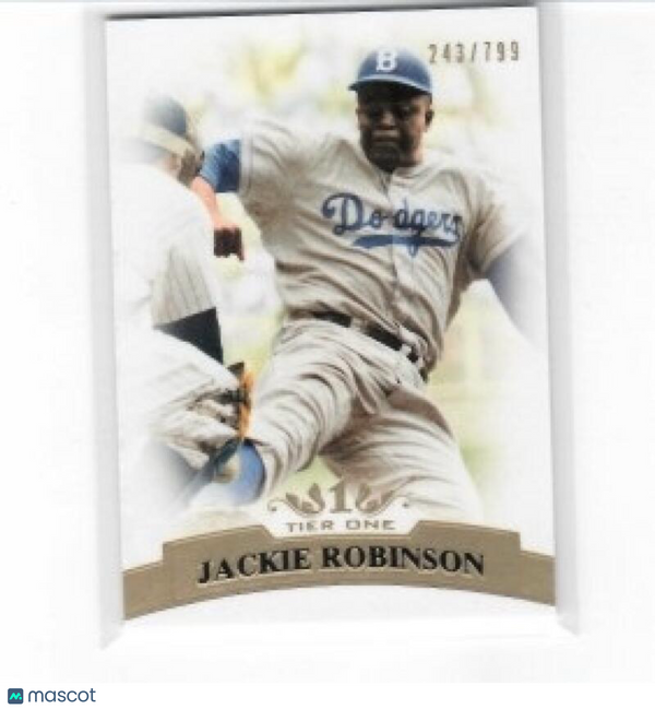2011 Topps Tier One #42 Jackie Robinson Dodgers NM-MT /799