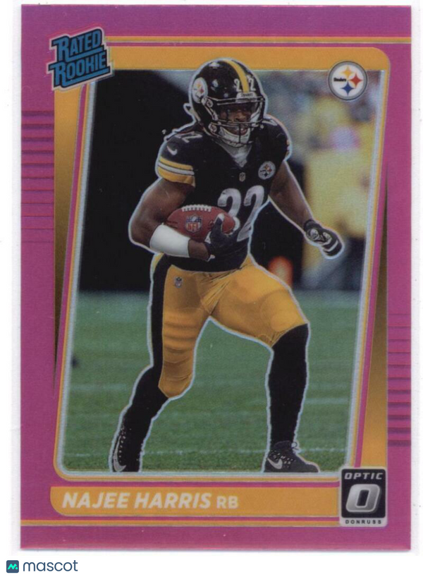 2021 Donruss Optic Rated Rookie Preview Pink #259 Najee Harris Steelers NM-MT (R
