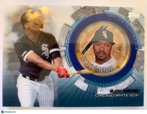 2020 Topps Update Baseball Coin Cards Relics #TBC-EJ Eloy Jimenez White Sox NM-M