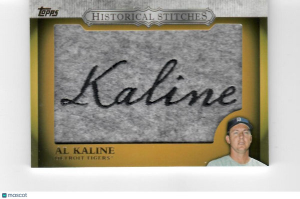 2012 Topps Historical Stitches #HS-AK Al Kaline Tigers NM-MT