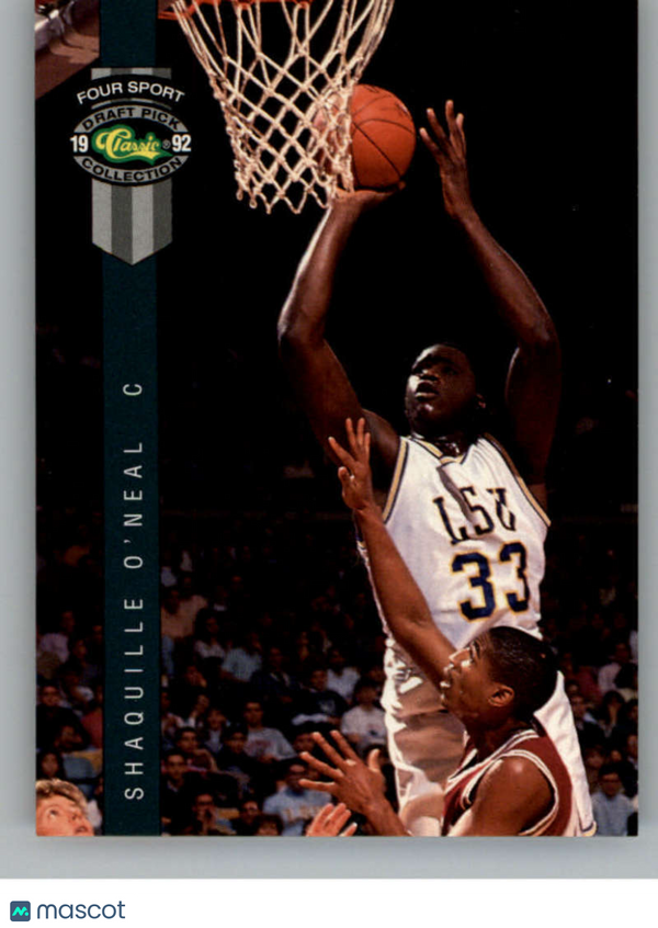 1992 Classic Four Sport #1 Shaquille O'Neal NM-MT
