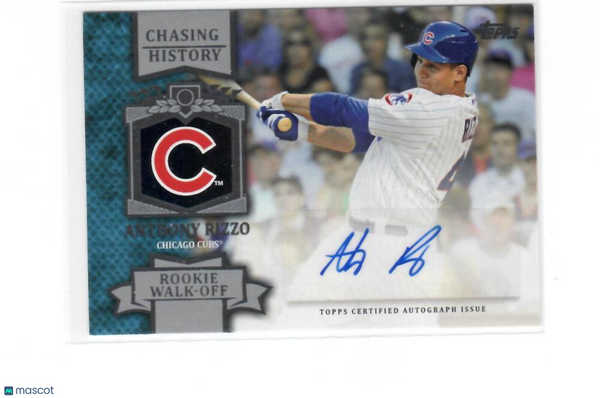 2013 Topps Chasing History Autographs #CHA-AR Anthony Rizzo Cubs NM-MT (Autograp